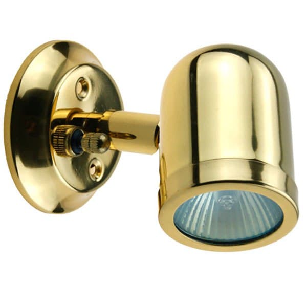 Goldenship Skot Halogen Kabinelys 12v 10w 65 Mm Gylden