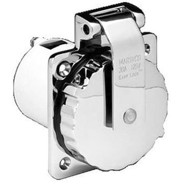 Marinco Ruostumaton Pohja 32a 220v Hopeinen