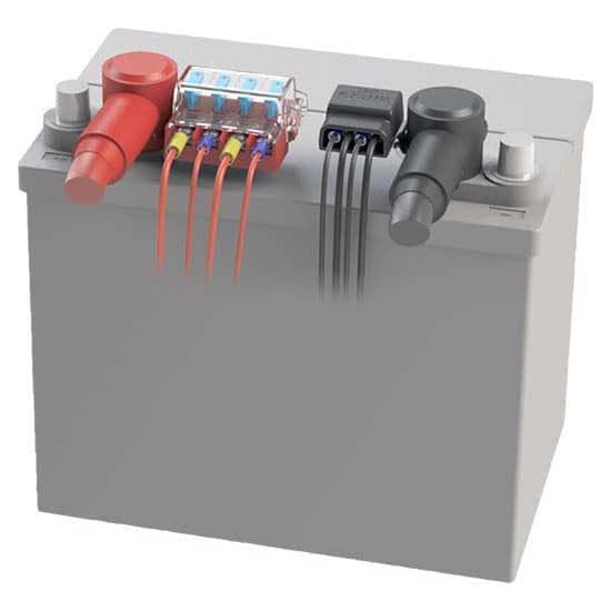 Blue Sea Systems Sikringsblok St Transparent