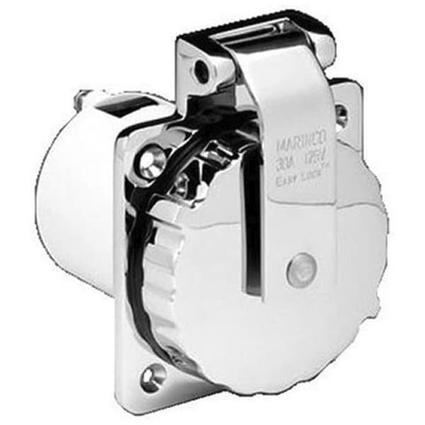 Marinco Virran Sisääntulo 16a 220v Hopeinen