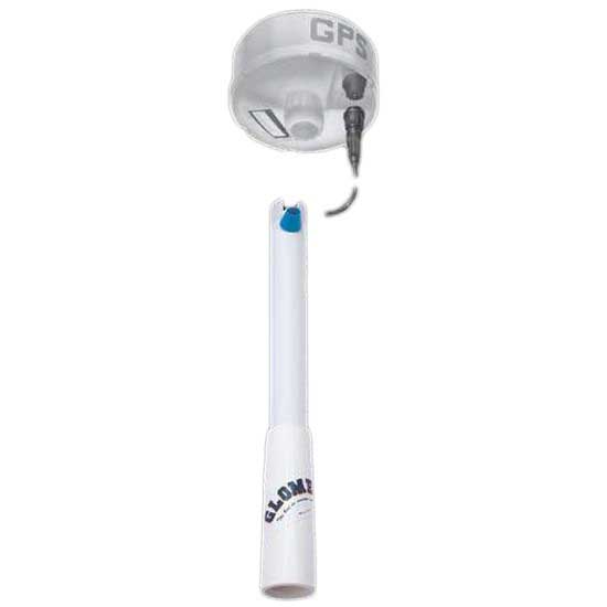 Glomex Ra129/30 Aluminium Gps Antenna Extension Valkoinen 300 mm