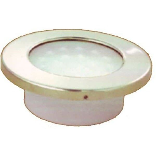 Goldenship Indendørs/udendørs Rundt Led-lys 12v 470ma 101 Mm Hvid