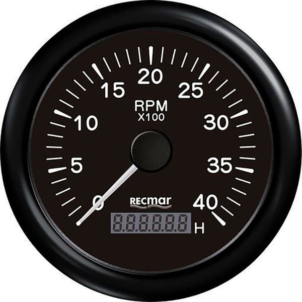 Recmar Kierroslukumittari 0-4000 Rpm Musta 100 mm