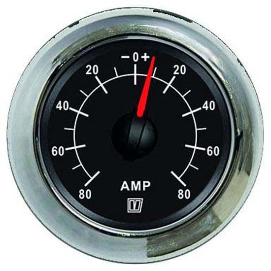 Vetus Amperemeter 12-24v 80a Søvfarvet 52 mm