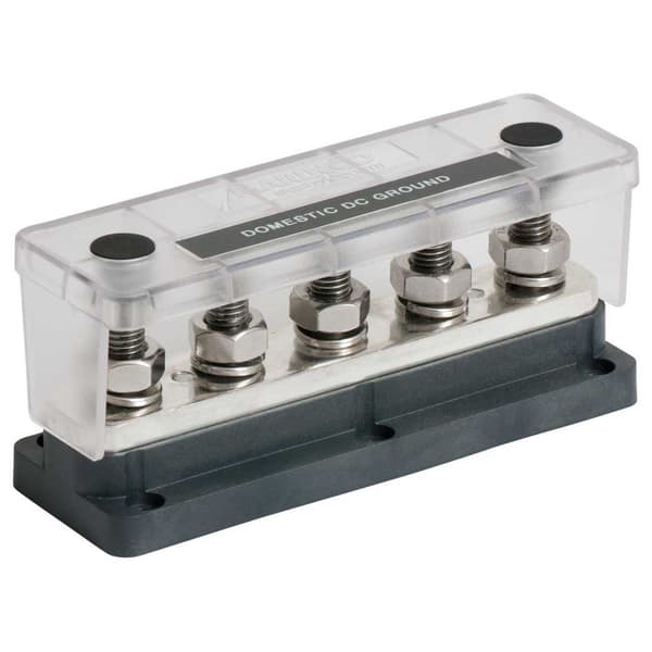 Bep Marine Busbar 5 Studs Valkoinen,Musta 650 A