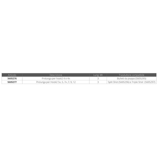 Navico Transducer Kabel Hook2 Søvfarvet