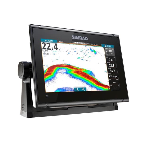 Simrad Anturin Kanssa Go9 Xse Row Med/hi/dwnscn Musta
