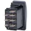 Pikkukuva 2 / 2: Blue Sea Systems Contura Ii Switch Dpdt Mom On/off/on Musta