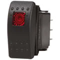 Pikkukuva 1 / 2: Blue Sea Systems Contura Ii Switch Dpdt Mom On/off/on Musta