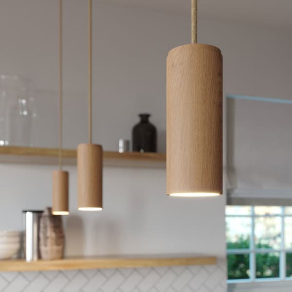 Creative Cables Hængende Lampe Tekstil Tub-e14 1.9 M Brun