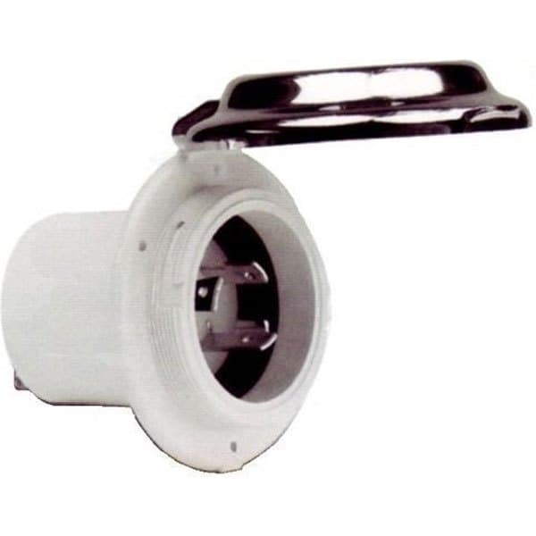 Marinco Rund Base 16a 220v Hvid