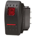 Pikkukuva 1 / 2: Blue Sea Systems Contura Ii Switch Dpdt On/off/on Musta