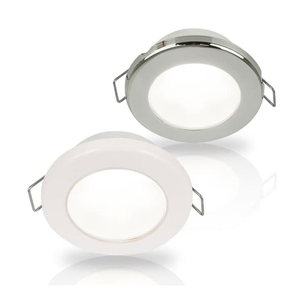 Hella Marine Ruostumattomasta Teräksestä Valmistettu Lämmin Valkoinen Led-valo Euroled 75 3w 12v 120 Mm Kirkas 190 Lumens