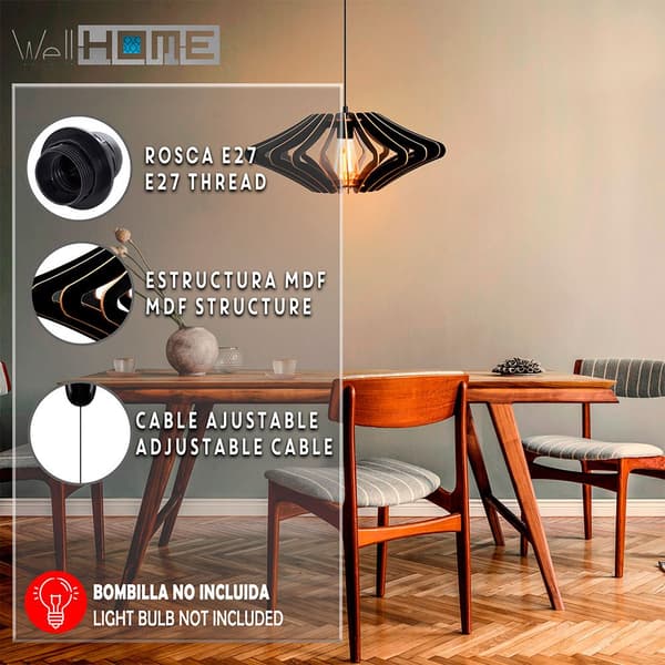 Wellhome Hængende Lampe Wh1125 Gylden