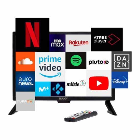 Blugy Pixels Televisio Smart 21.5´´ Led Hd 12v 1920x1080 Kirkas