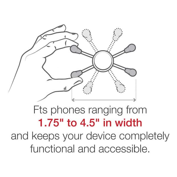 Ram Mounts Lav-profil Lille Stort Telefonholder Tough-claw™ X-grip® Søvfarvet
