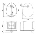 Miniatyrbillede 2 af 2: Lalizas Fos Led 12 Stern Deck Hvid