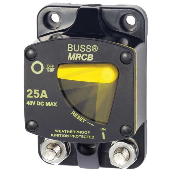 Blue Sea Systems Thermal Circuit Breaker 25a Musta