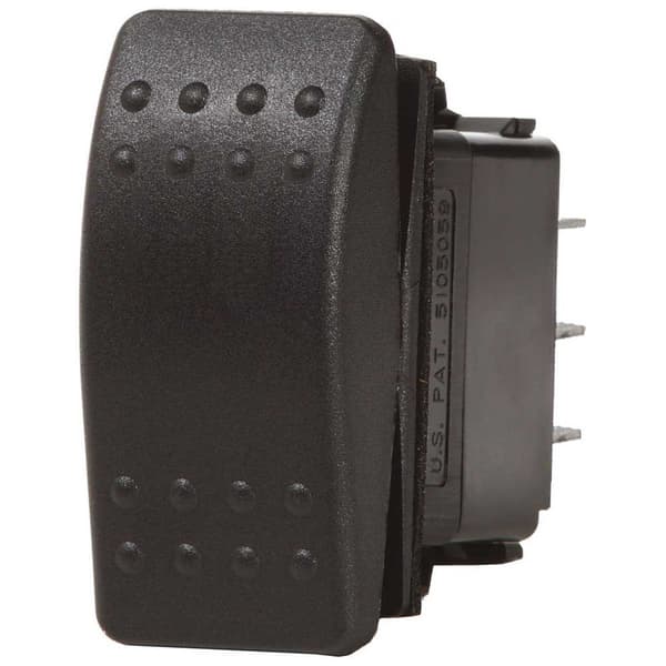 Blue Sea Systems Contura Ii Switch Dpdt Mom On/off/mom On Svart