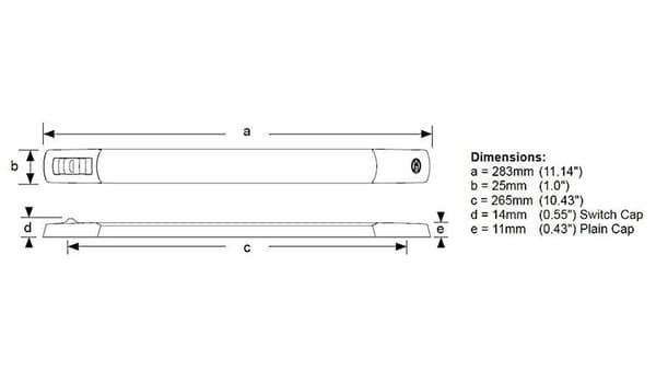 Hella Marine Varmvitt/rött Led-ljus Ip67 3w 12v Durchsichtig