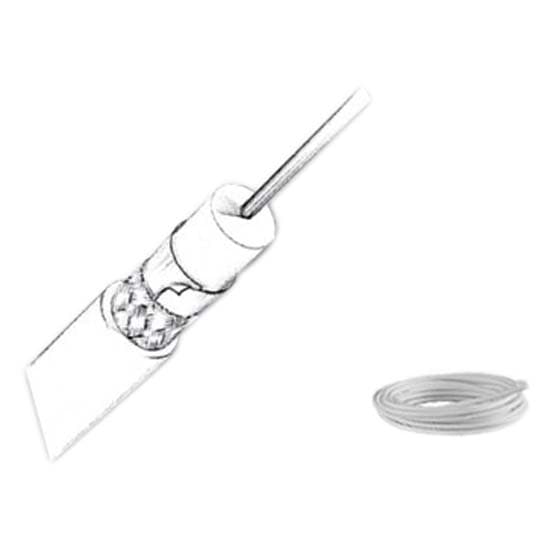 Glomex Lavt Tab Twin Screening Coax-kabel Hvid 100 m