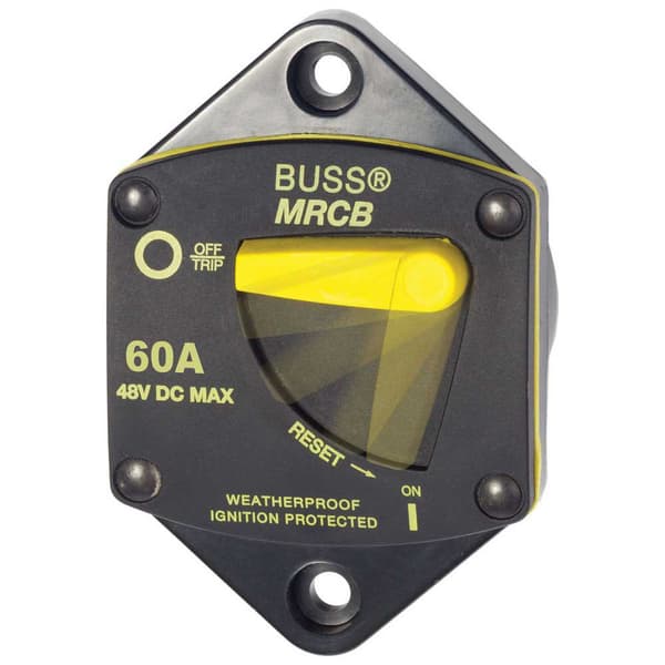 Blue Sea Systems 187 Series Thermal Circuit Breaker 60a Musta