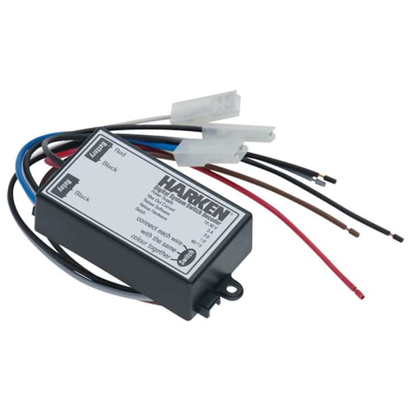 Harken Järjestelmäkytkin Aft Dual-kuvake Digital 1-2 Musta