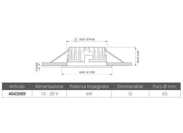 Quick Italy Kai Lp 2 Led Ljus Silver 340 Lumens