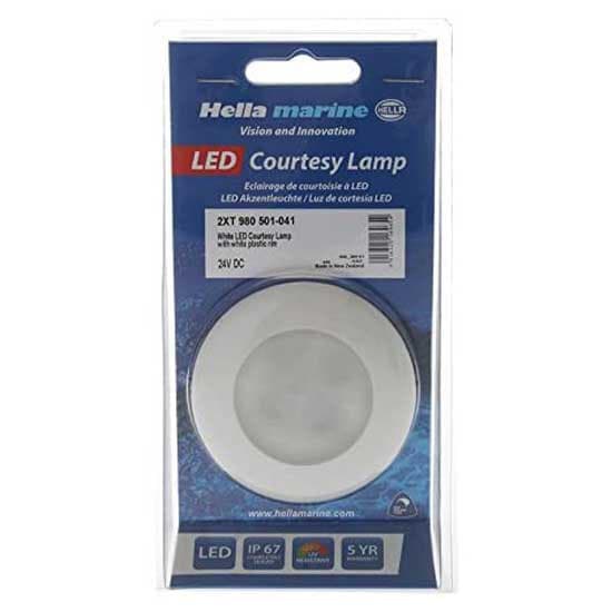 Hella Marine Pyöreä Valkoinen Led-valo Slmi Line Kirkas