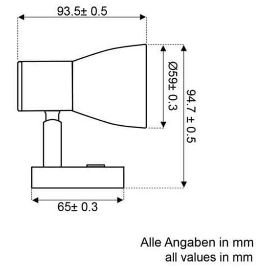 Talamex Led Cabin Dimmable Grå