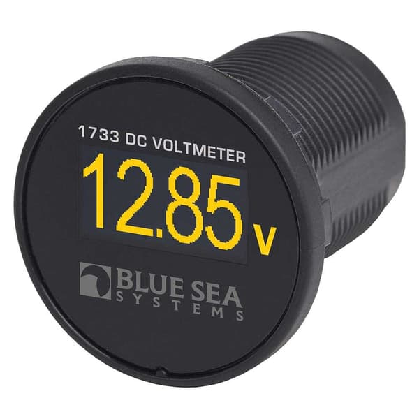 Blue Sea Systems Digitaalinen Volttimittari Mini Oled 12-24v Musta 29 mm