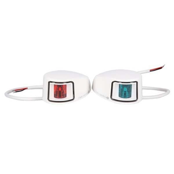 Hella Marine Naviled 2nm 8-28v 112.5° Puna-vihreä Deckmount Navigointi Led Kevyt Kirkas
