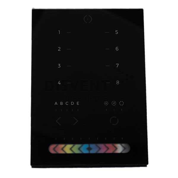 Ocean Led Dmx Wifi-kosketuspaneeliohjainsarja Explore Musta