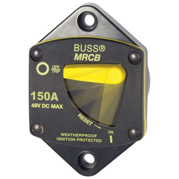 Blue Sea Systems 187 Series Thermal Circuit Breaker 150a Musta