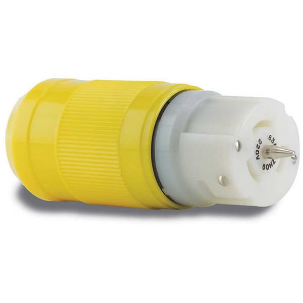 Marinco Female Connector 63 A 230v 3 Wire Keltainen,Valkoinen