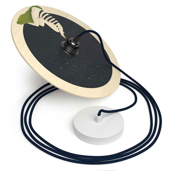 Creative Cables Hængende Lampe Ufo Chiara Fucà Sort