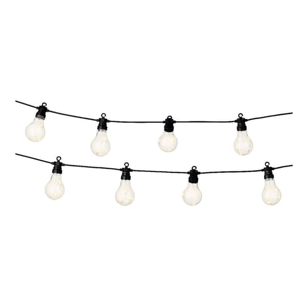 Lumineo Garland Light Vintage 20 Lumen Ip44 950 Cm Svart