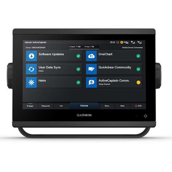 Garmin Kortplotter/ekkolod Med Clearvü/sidevü Og Traditionelt Chirp Ekkolod På Verdensplan Gpsmap 923xsv 9´´ Sort