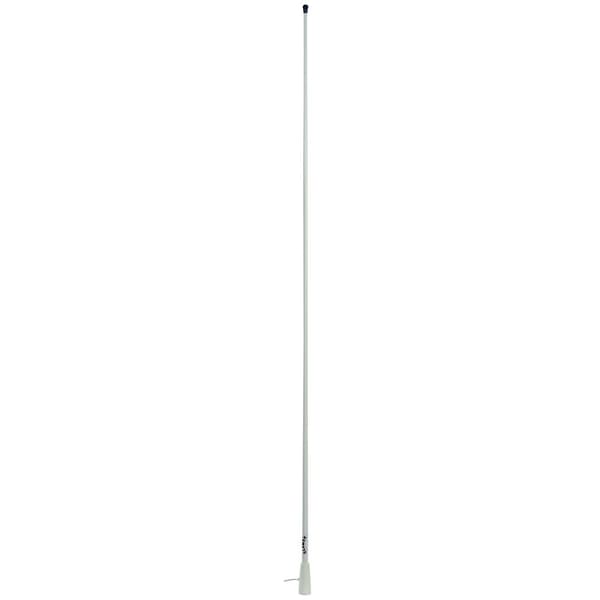 Glomex Ra112 Vhf Fiberglass Antenna Valkoinen