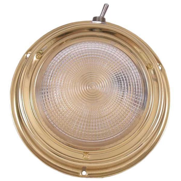 Euromarine Rund Loftslampe I Messing 20w  140 x 40 mm