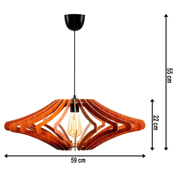 Wellhome Hängande Lampa Wh1114 Guld