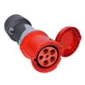 Miniatyrbild 1 av 2: Mennekes Power Top Xtra 63a Ip44 400v 5 Stolpar Kvinna Plugg