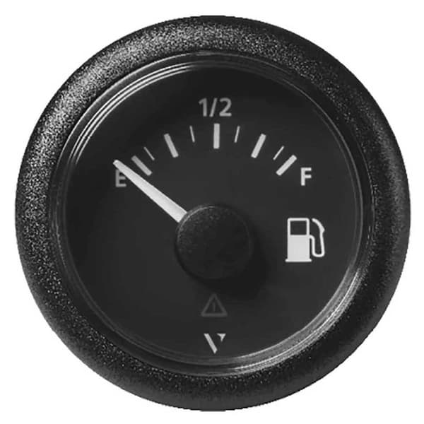 Vdo Enkeltskala Brændstofniveauinstrument View Line E-f 240-33ohm 12-24v Dlrb Søvfarvet 52 mm