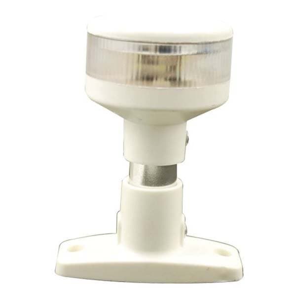 Euromarine Hvidt Navigationslys Til Vippestang 360°  102 mm