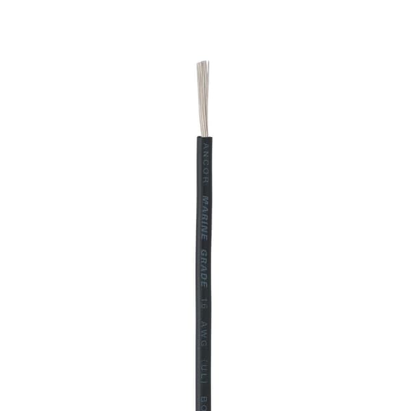 Ancor Kaapeli Tinned Cooper Wire 16 Awg/1 Mm2 Musta 30 m