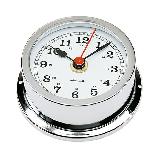 Autonautic Instrumental Nautisk Kvartsklocka R95c Silver