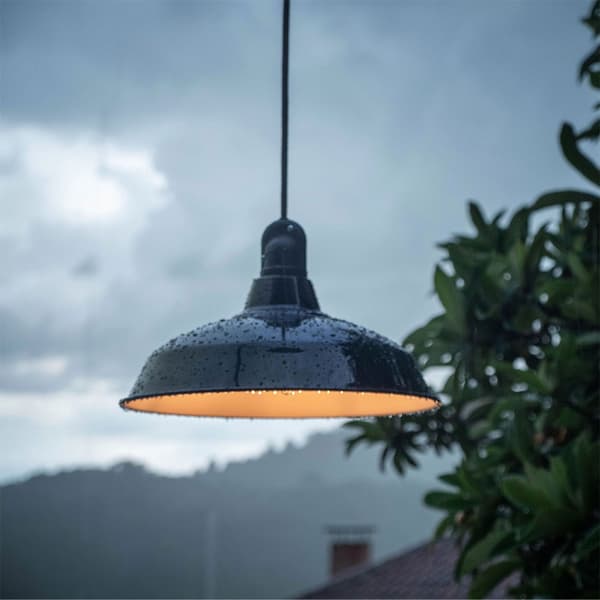 Creative Cables Hængende Lampe Med Lampeskærm Og Pære Eiva Elegant 5 M Sort