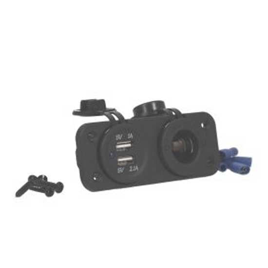 Euromarine Uppoasennettava Double Pistoke Usb