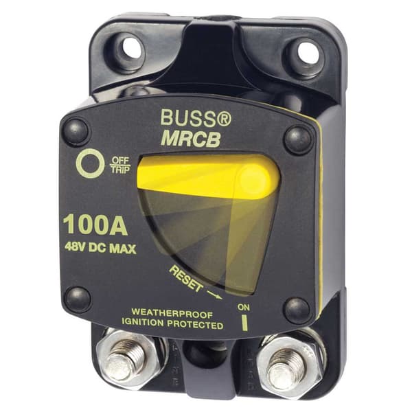 Blue Sea Systems Kontakt Thermal Circuit Breaker 100a Sort