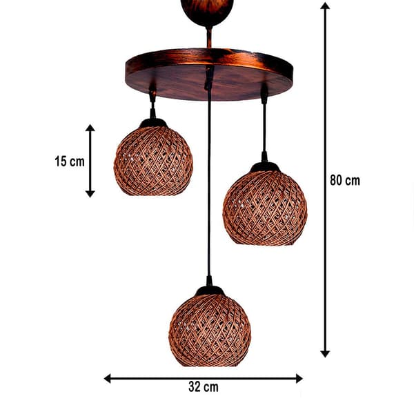 Wellhome Wh1129 Hänglampa Guld